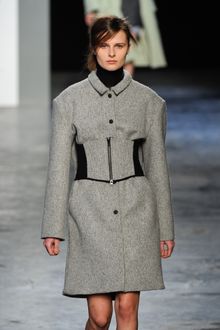 Acne Fall 2012 Gray Long Coat With Wide Sleeves - Lyst