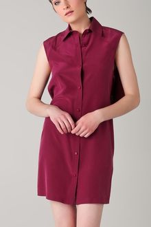 Alexander Wang Open Back Shirt Dress - Lyst