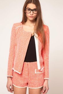 ASOS Collection Asos Premium Biker Jacket in Boucle - Lyst