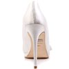 Badgley Mischka Gylda  White Satin in White - Lyst