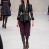 Burberry Prorsum Fall 2012 Herringbone Tweed Cap in Grey  in Gray - Lyst
