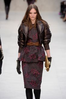 Burberry Prorsum Fall 2012 Ruched Bow Detail Belt - Lyst