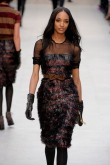Burberry Prorsum Fall 2012 Ruched Bow Detail Belt - Lyst