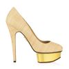 Charlotte Olympia Dolly in Beige (natural) - Lyst
