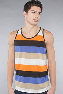 Cheap Monday The Joshua Tank in Orange & Blue - Lyst