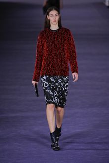 Christopher Kane Fall 2012 Floral Embroidered Pencil Skirt - Lyst