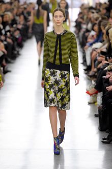 Erdem Fall 2012 Floral Lace Embroidered Skirt  - Lyst