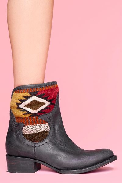 Nasty Gal Caballero Ankle Boot  Black in Black - Lyst