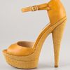 Rachel Zoe Bardot Platform Sandals in Yellow - Lyst
