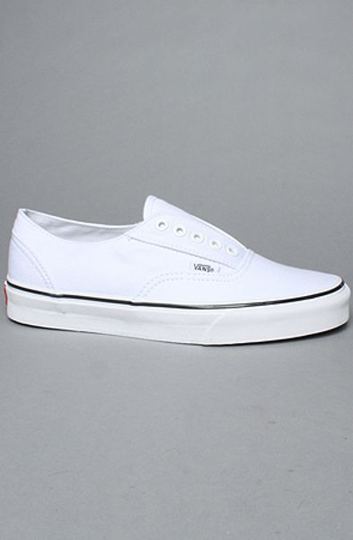 vans authentic laceless