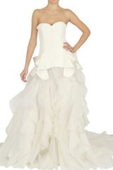 Alexander McQueen Taffeta And Organza Dress