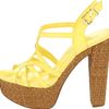 Jessica Simpson Jessica Simpson Womens Jscizal Platform Sandal in Yellow (lemon chill patent) - Lyst