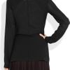 Maison Martin Margiela Fringed Crepe Jacket in Black - Lyst