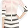 Markus Lupfer Charlotte Striped Cotton Dress in Pink - Lyst