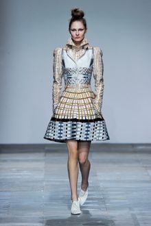 Mary Katrantzou Fall 2012 White Low Heel Shoes - Lyst
