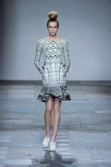 Mary Katrantzou Fall 2012 White Low Heel Shoes - Lyst
