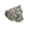 Roberto Cavalli Fox and Swarovski Ring in Silver - Lyst