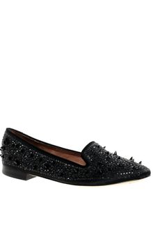 Sam Edelman Adena Stud Detail Satin Slippers - Lyst