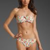 Shoshanna Pansy Garden Bow Bandeau Top in Multicolor (multi) - Lyst