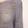 Vanessa Bruno Athé Vanessa Bruno Athe Cotton Knit Jumper in Gray (blue) - Lyst