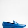 Vivienne Westwood Traffic Blue Plastic Orb Loafers in Blue for Men - Lyst