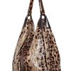 Zagliani Lara Xl Python Weave Shoulder Bag in Brown - Lyst