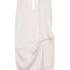 Acne Mallory V Neck Asymmetric Dress in Purple (ocean) - Lyst