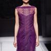 Alberta Ferretti Fall 2012 Lace Embroidered Evening Dress in Purple - Lyst