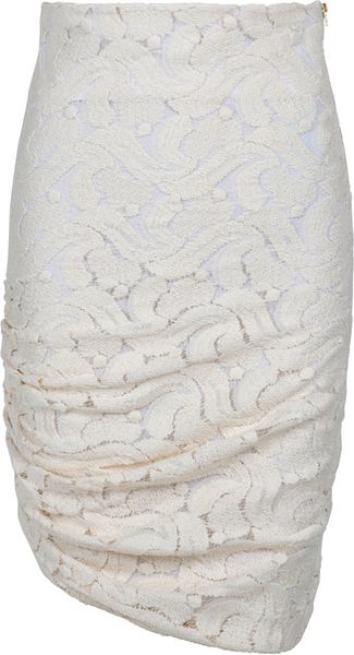  Lace Knee Length Skirt 