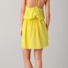 Alice + Olivia Lila Y Back Dress in Yellow - Lyst