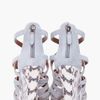 Barbara Bui Tall Grey Suede and Python Wedges in Gray (grey) - Lyst