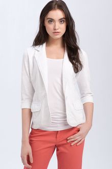 Caslon® One Button Knit Jacket - Lyst