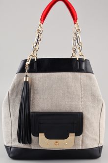 Diane Von Furstenberg Harper Anna Burlap Bag - Lyst