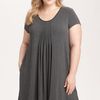 Dkny 7 Easy Pieces Pintuck Sleep Shirt in Gray (charcoal heather) - Lyst