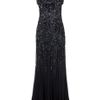 Elie Saab Backless Sequin Gown in Black (red) - Lyst
