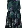 Edun Asymmetric Hem Dress in Green (multi) - Lyst