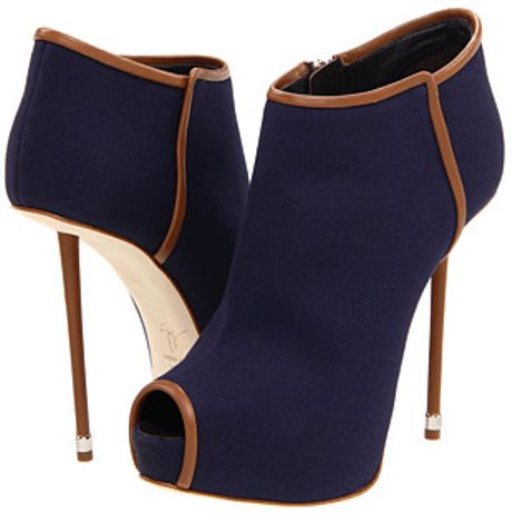 Giuseppe Zanotti Open Toe Sandal Boots  in Blue (b) - Lyst
