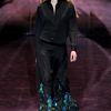 Gucci Fall 2012 Printed Hem Pleated Maxi Skirt in Black - Lyst