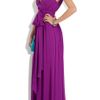 Halston Heritage Waist Tie Grecian Gown in Purple - Lyst