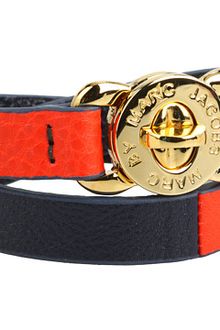 Marc By Marc Jacobs Katie Double Wrap Leather Bracelet - Lyst
