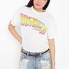 Nasty Gal Back To The Future Tee in White - Lyst