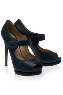 Nicholas Kirkwood Strap Peeptoe Heels - Lyst
