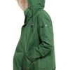 Peuterey Fur Hood Techical Cotton Down Jacket in Green for Men - Lyst