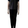 Raoul Graphic Leather Tee in Black (jet) - Lyst