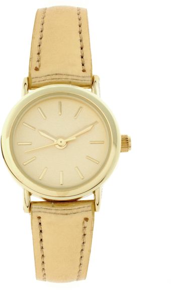 Asos Skinny Metallic Gold Watch - Lyst