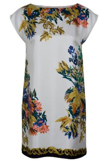 Tibi Baroque Print Shift Dress - Lyst