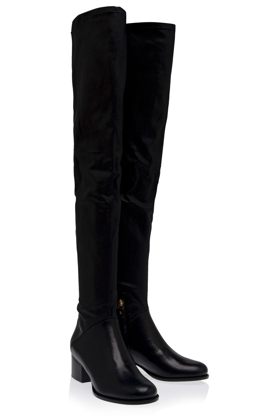 Vanessa Bruno Leather Sock Boots in Blue Lyst