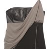 Alexander Wang Draped Sash Dress in Black - Lyst