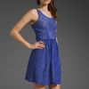 Cut25 Lace Dress with Back Cut Out in Blue (iris) - Lyst