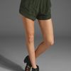 Cut25 Washed Crepe De Chine Short in Green (military) - Lyst